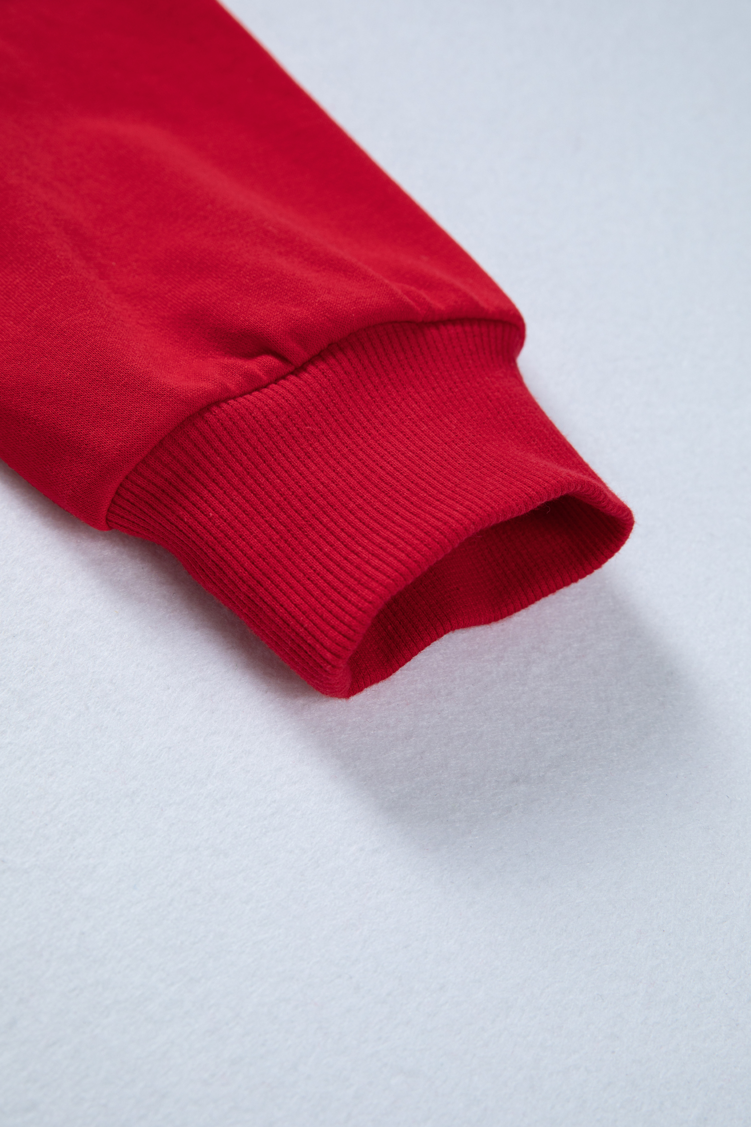 Racing Red Holly Jolly Embroidered Graphic Baggy Sweatshirt - loveforevers