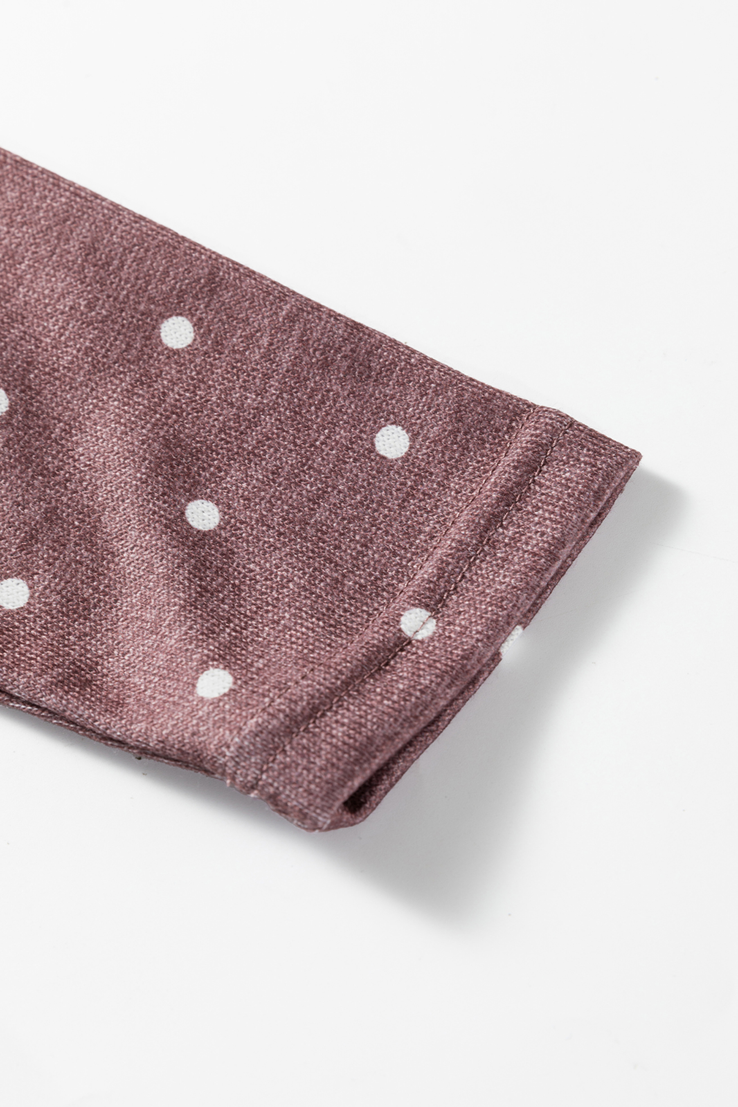 Jet Stream Polka Dot Boat Neck Knit Long Sleeve T Shirt - loveforevers