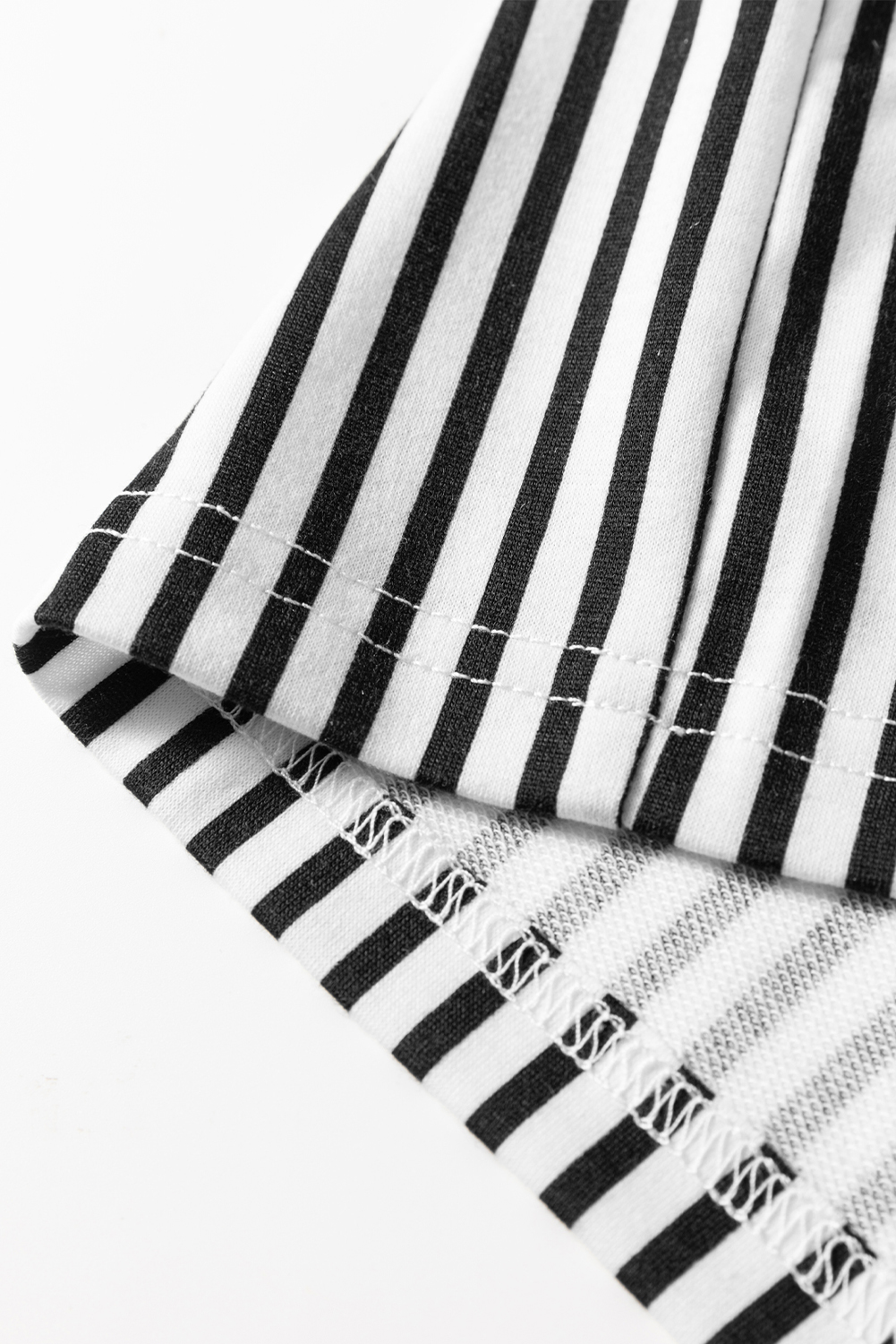 Brown Stripe Elastic High Waist Pocketed Loose Pants - loveforevers