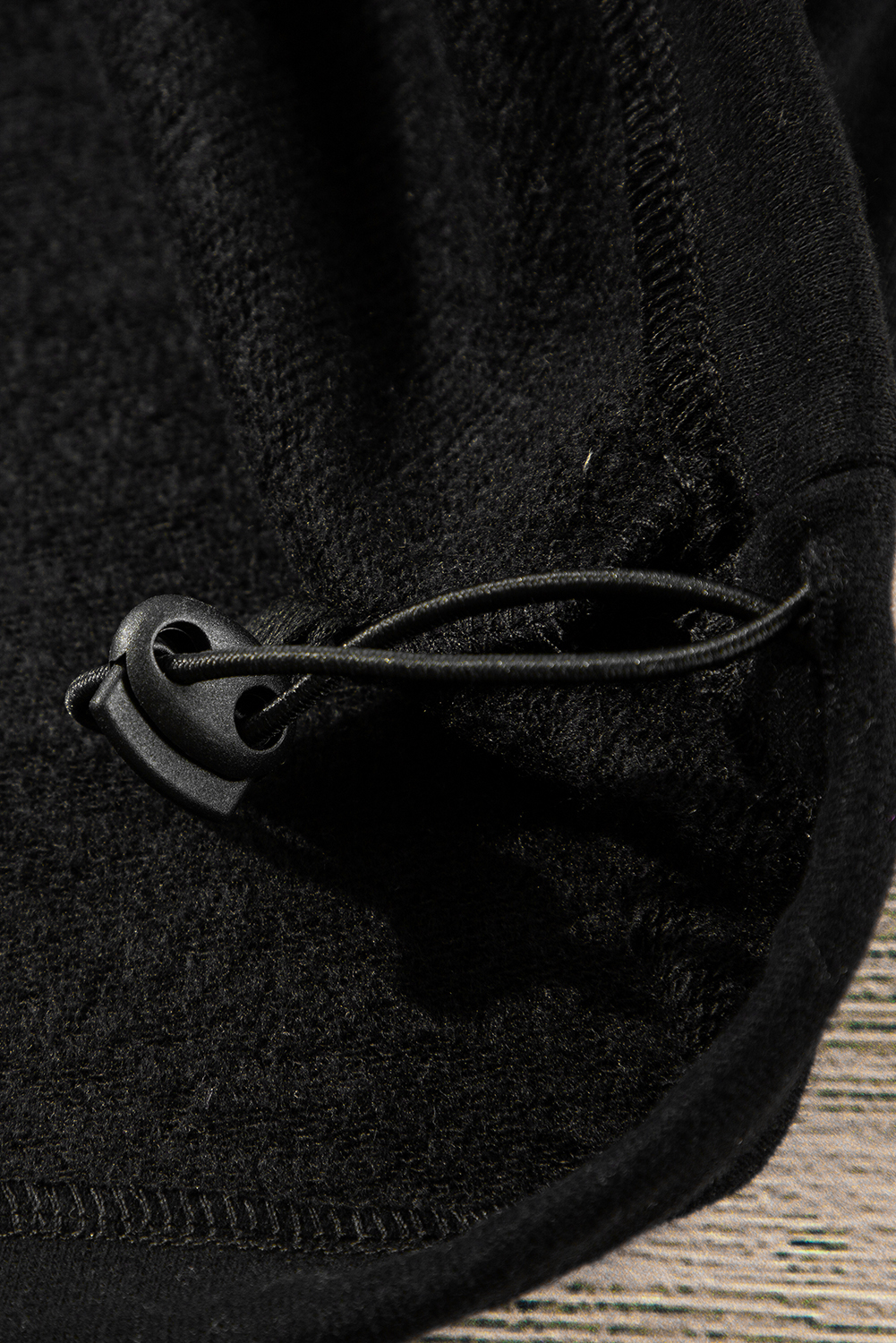 Bonbon Fleece Lined Half Zipper Kangaroo Pockets Loose Hoodie - loveforevers