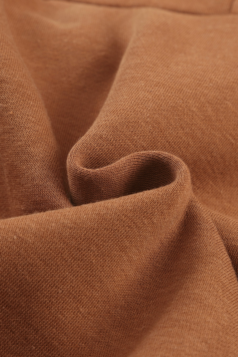 Brown Quarter Zip Kangaroo Pocket Hoodie - loveforevers