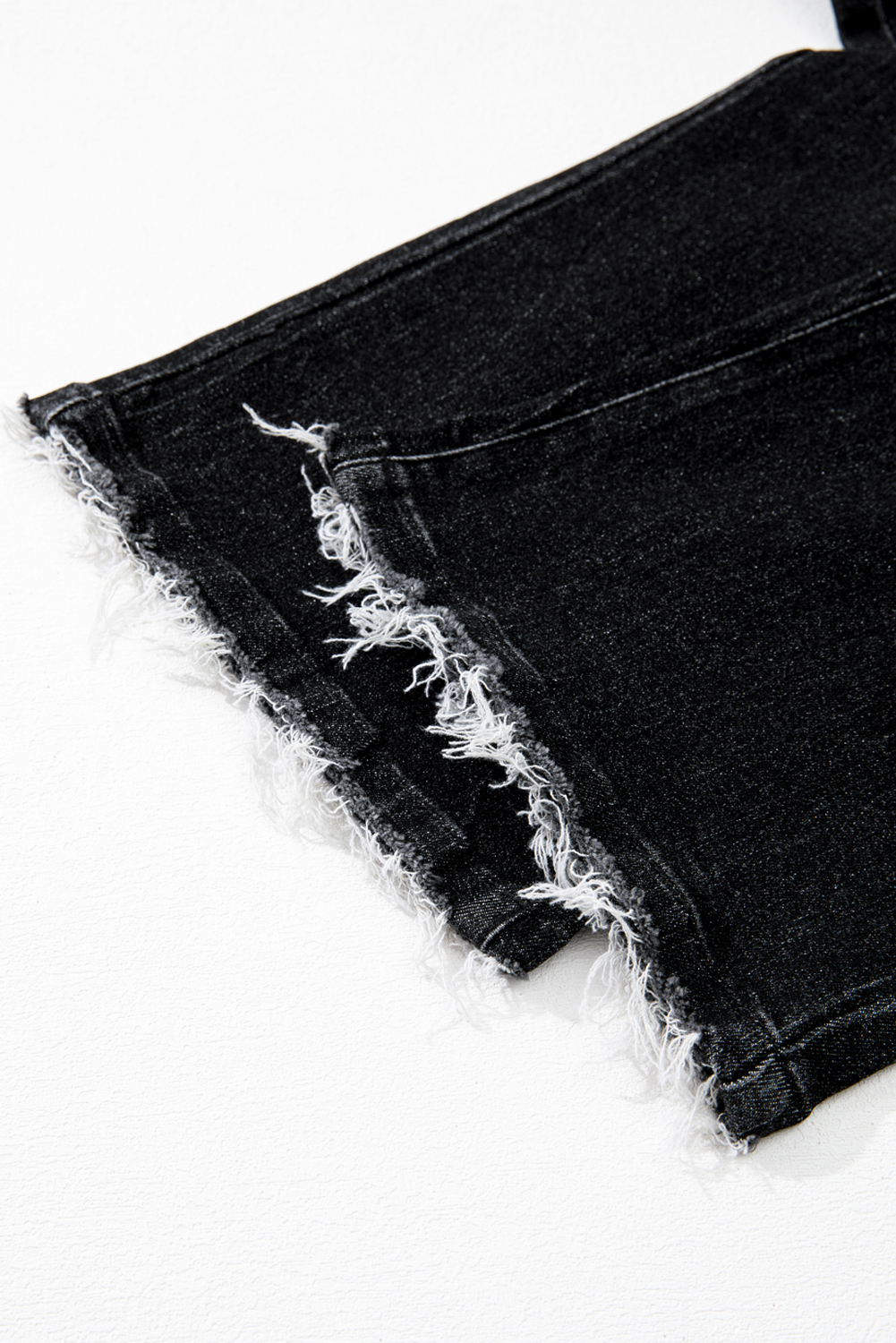 Carbon Grey Mineral Wash Raw Hem High Waist Flared Jeans - loveforevers