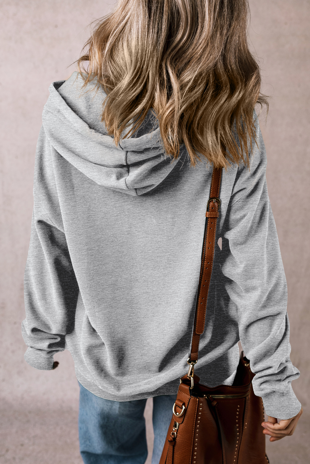 Valerian Fleece Lined Kangaroo Pocket Drawstring Chunky Hoodie - loveforevers