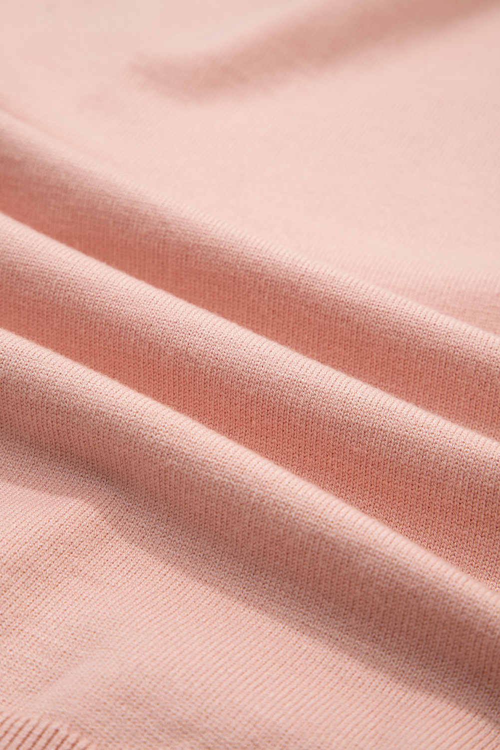 Peach Blossom Big Flower Accent Bubble Sleeve Drop Shoulder Sweater - loveforevers
