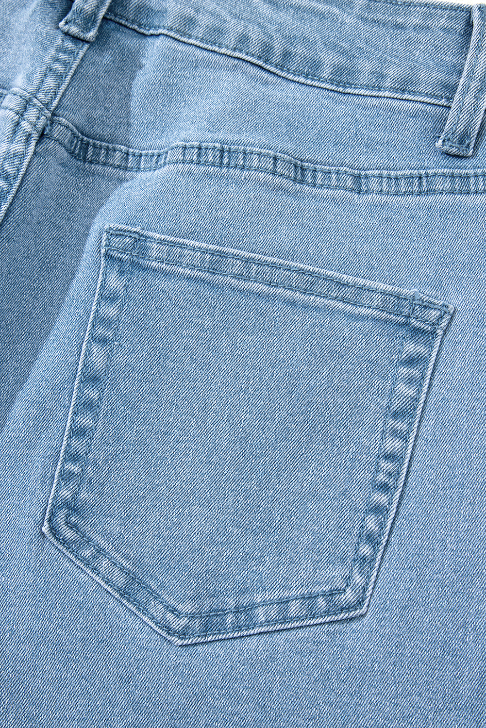 Peach Blossom Acid Washed High Rise Cropped Wide Leg Jeans - loveforevers