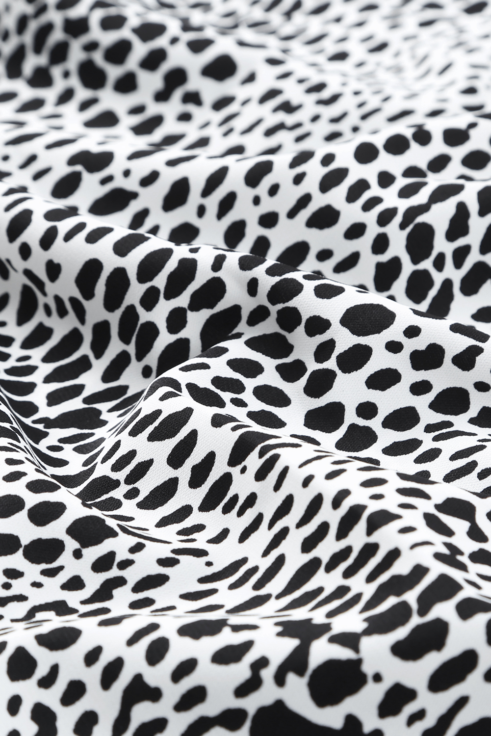 Long Sleeve Leopard Animal Print Shirt Dress - loveforevers