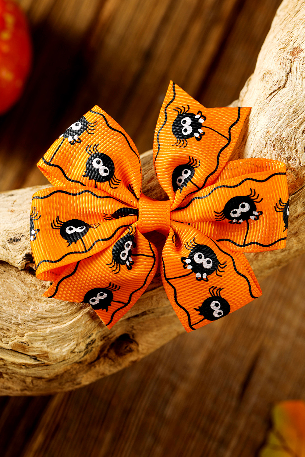 Citrus Halloween Random Pattern Bow Halloween Hair Clip - loveforevers