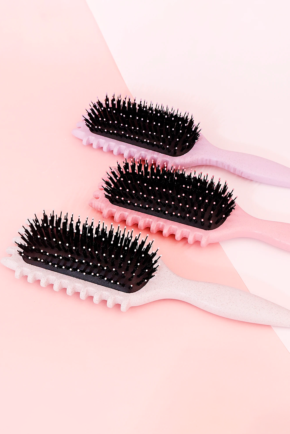 Pink Curl-Enhancing Air Cushion Comb - loveforevers