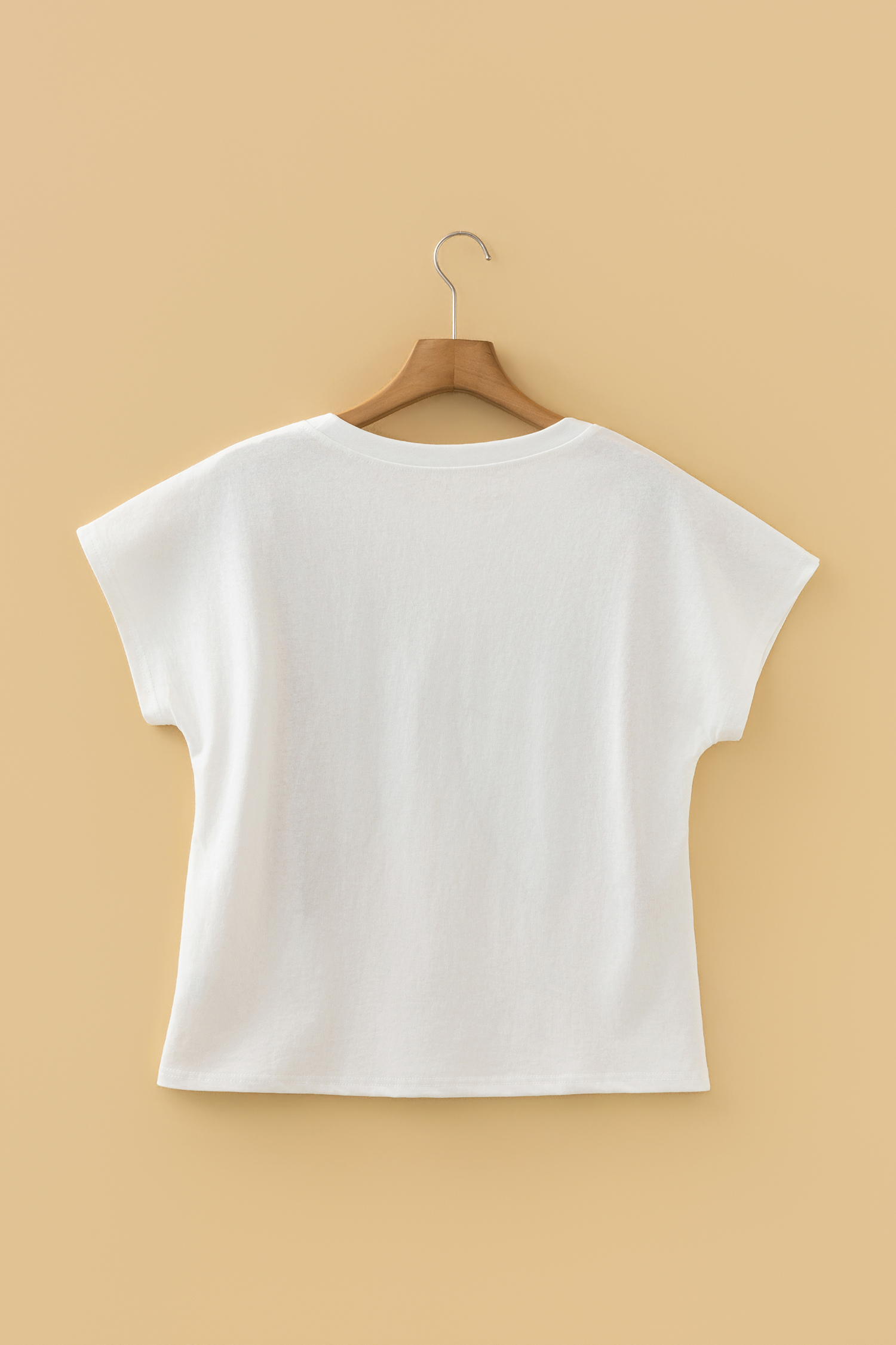 Pink Leopard Bow Embroidered Cotton Round Neck T Shirt - loveforevers