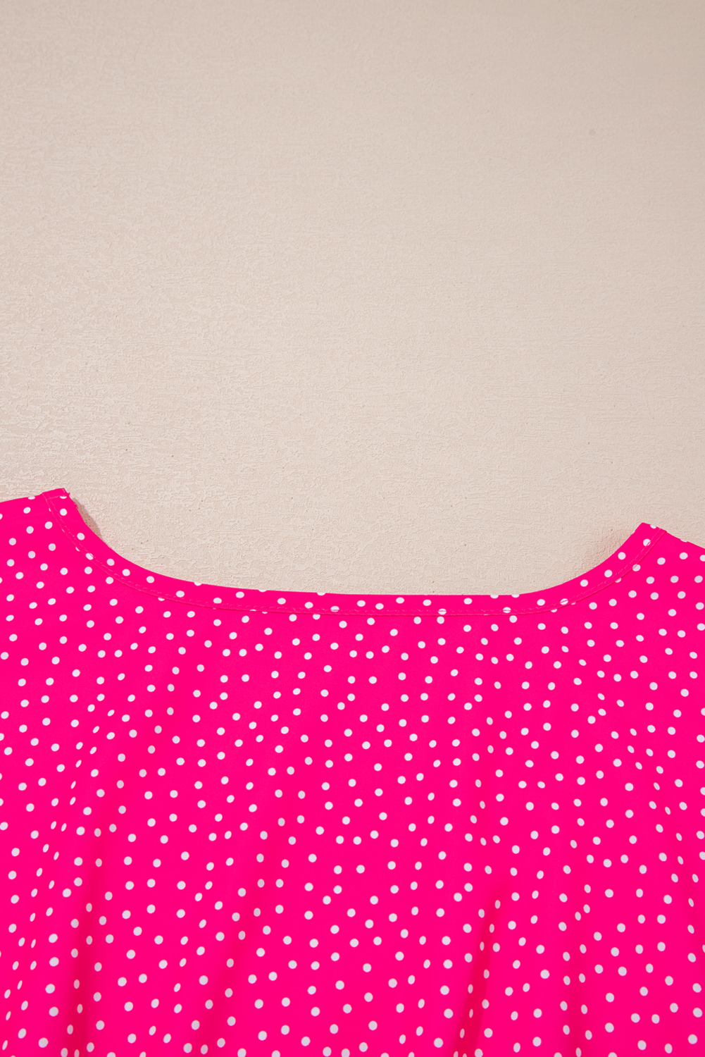 Rose Polka Dot Print Ruffled Smocked High Waist Plus Midi Dress - loveforevers