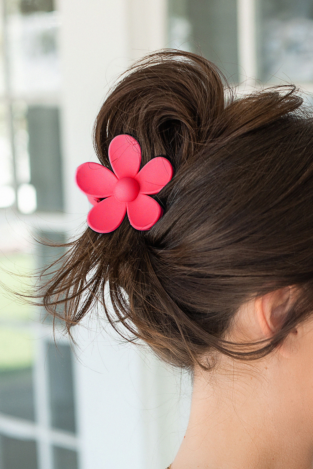Rose Flower Hair Claw Clip - loveforevers