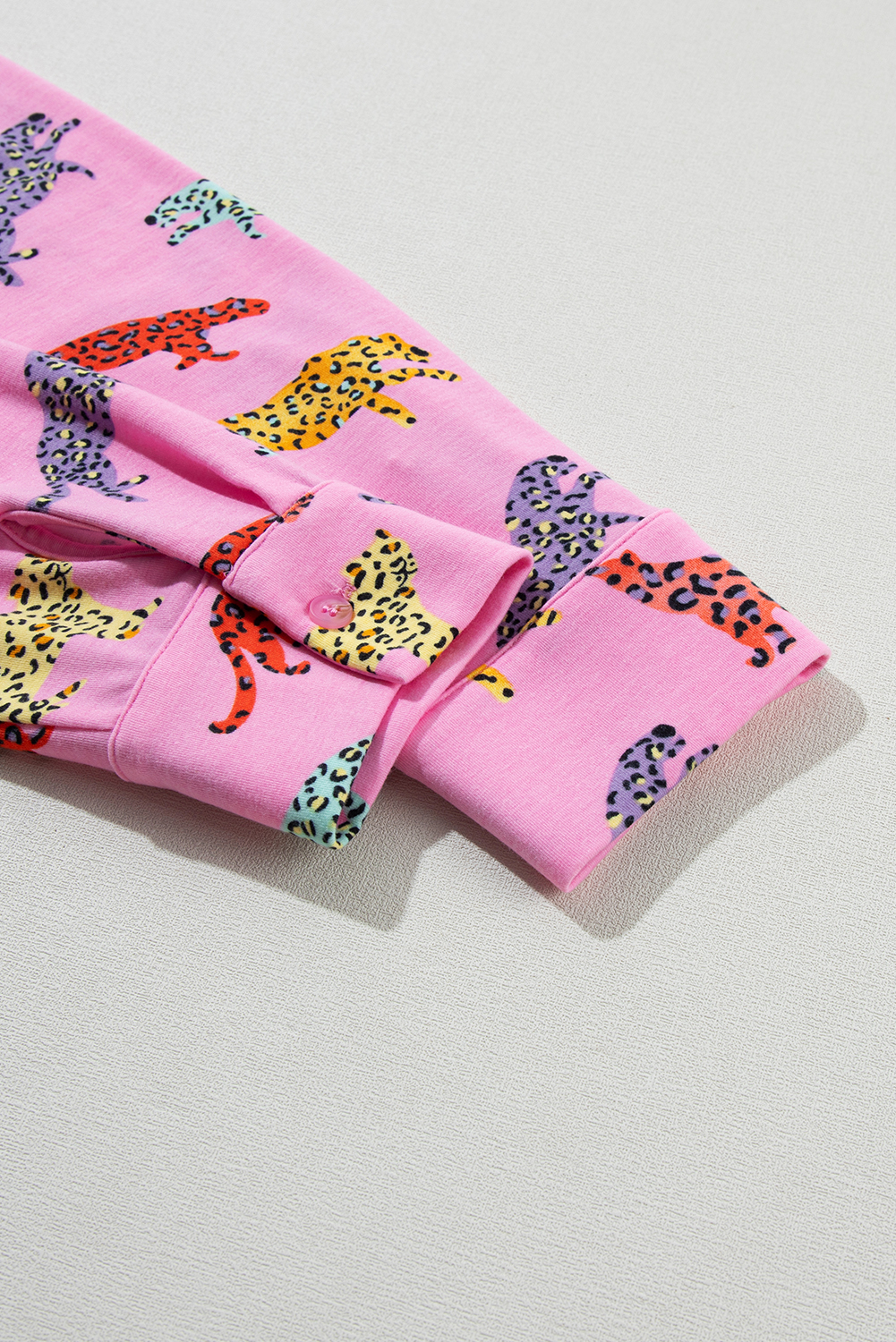 Pink Cheetah Print Shirt and Pants Pajama Set - loveforevers