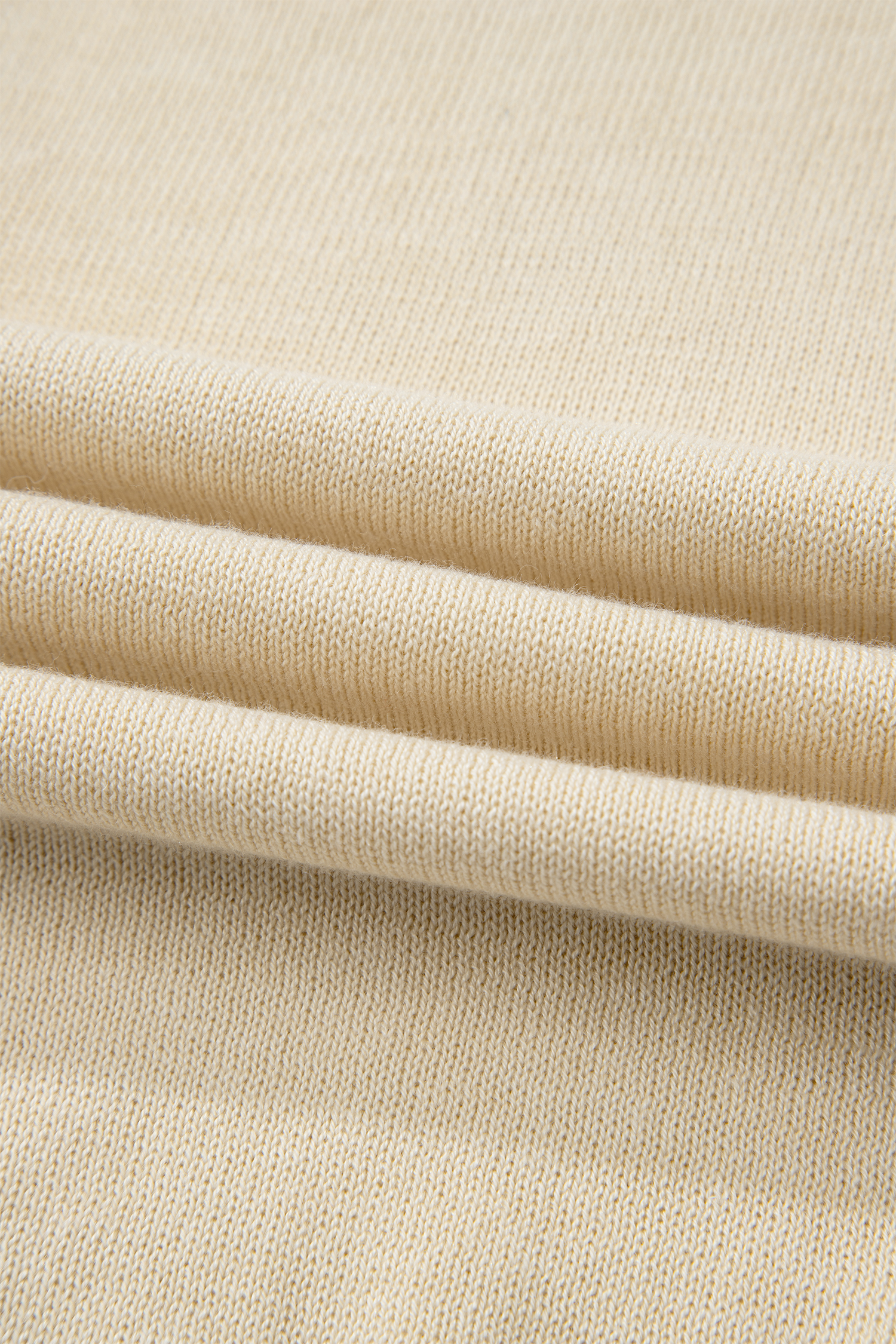 Apricot Buttoned Front Rolled Hem Cap Sleeve Sweater Top - loveforevers