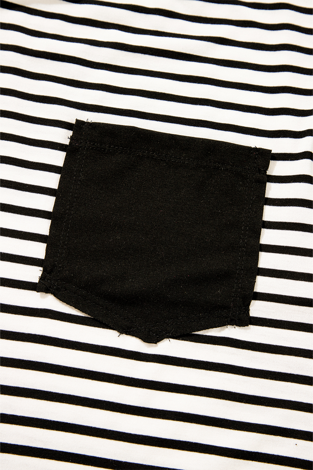 Red Stripe Chest Pocket Patch Round Neck Tank Top - loveforevers