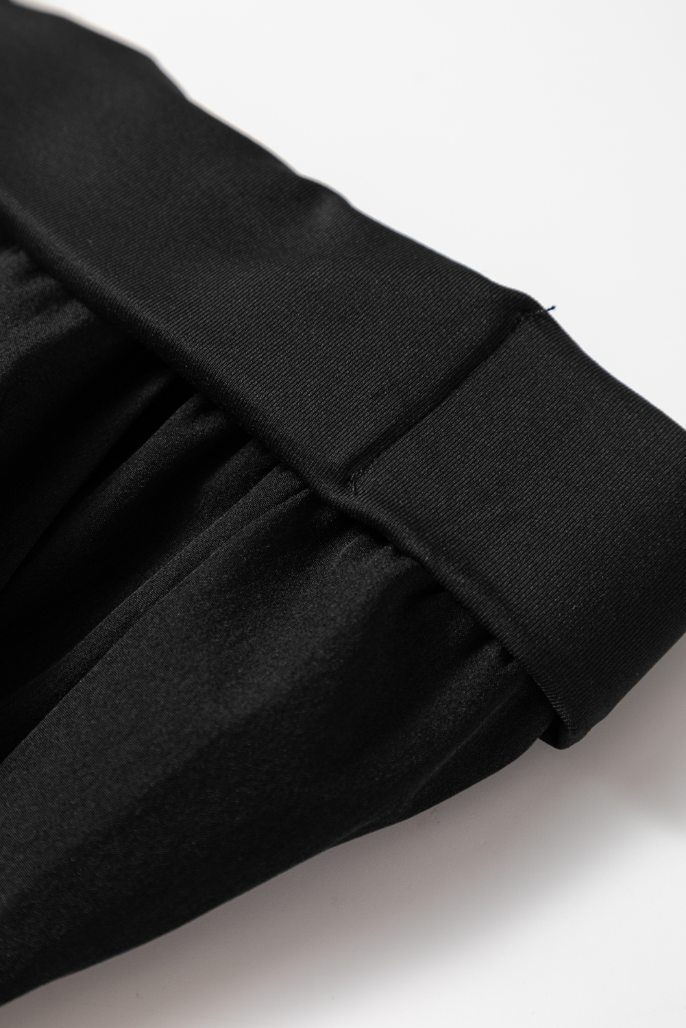 Black Elastic High Waist Pocketed Cargo Jogger Pants - loveforevers